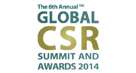 The 6th Annual Global<br />
CSR Summit and Awards<br />
2014