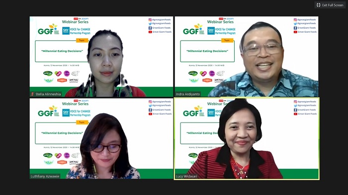 GGF Gelar Webinar “Millennial Eating Decisions”