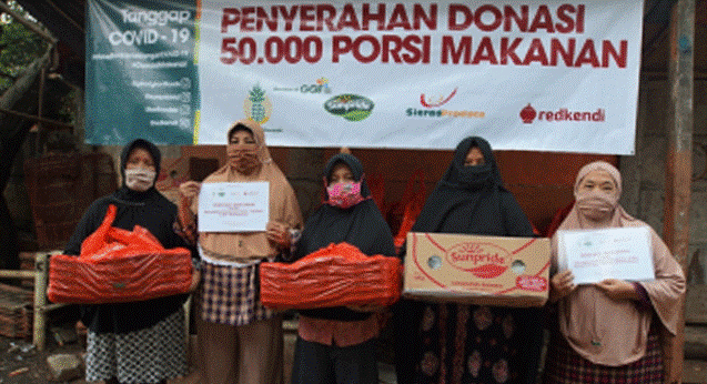 GGF Kembali Mendonasikan 25.000 Porsi Makanan