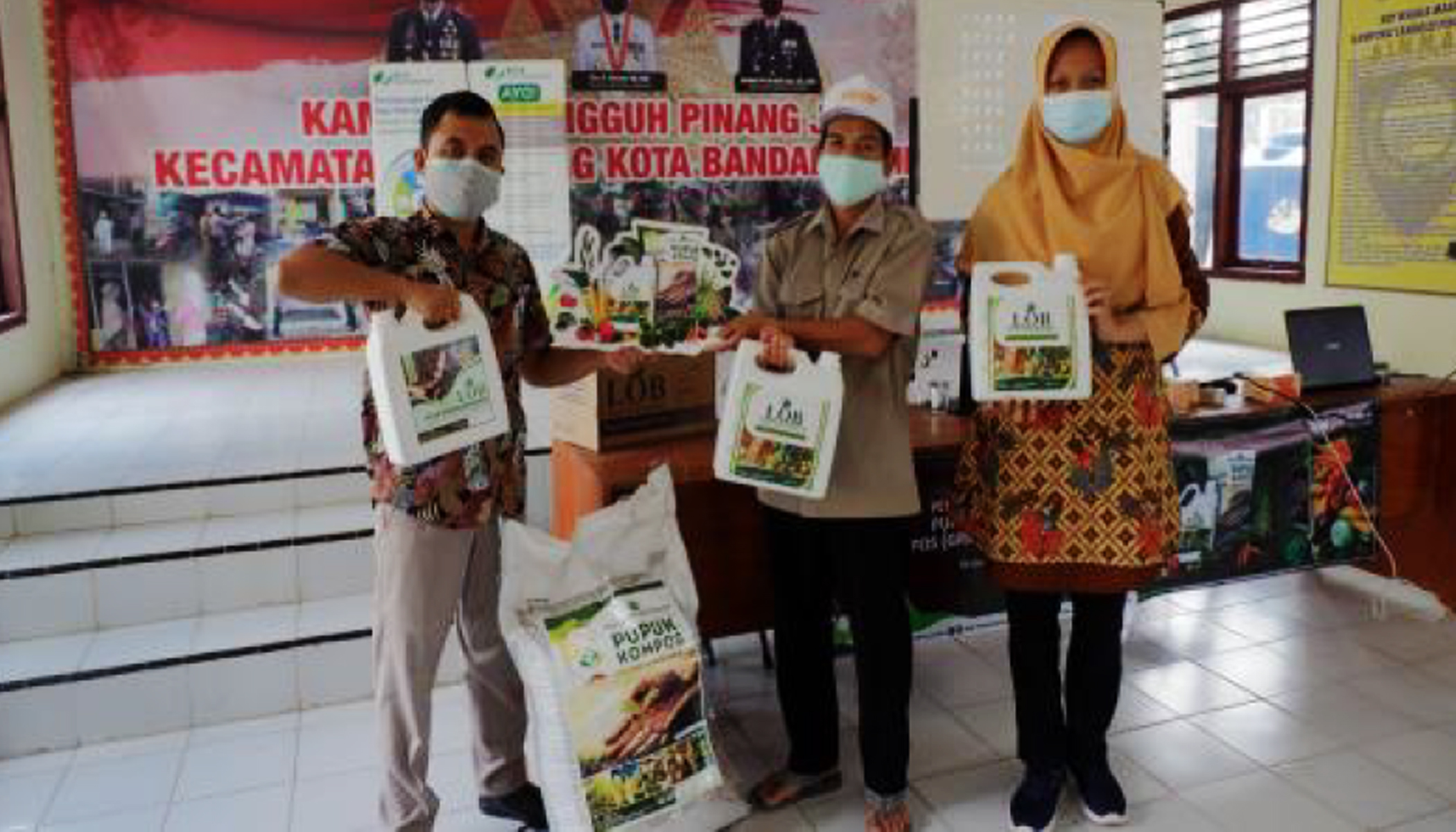 ITN-LOB Participation in the “Safe and  Healthy farm “Near GAMATALA UNILA