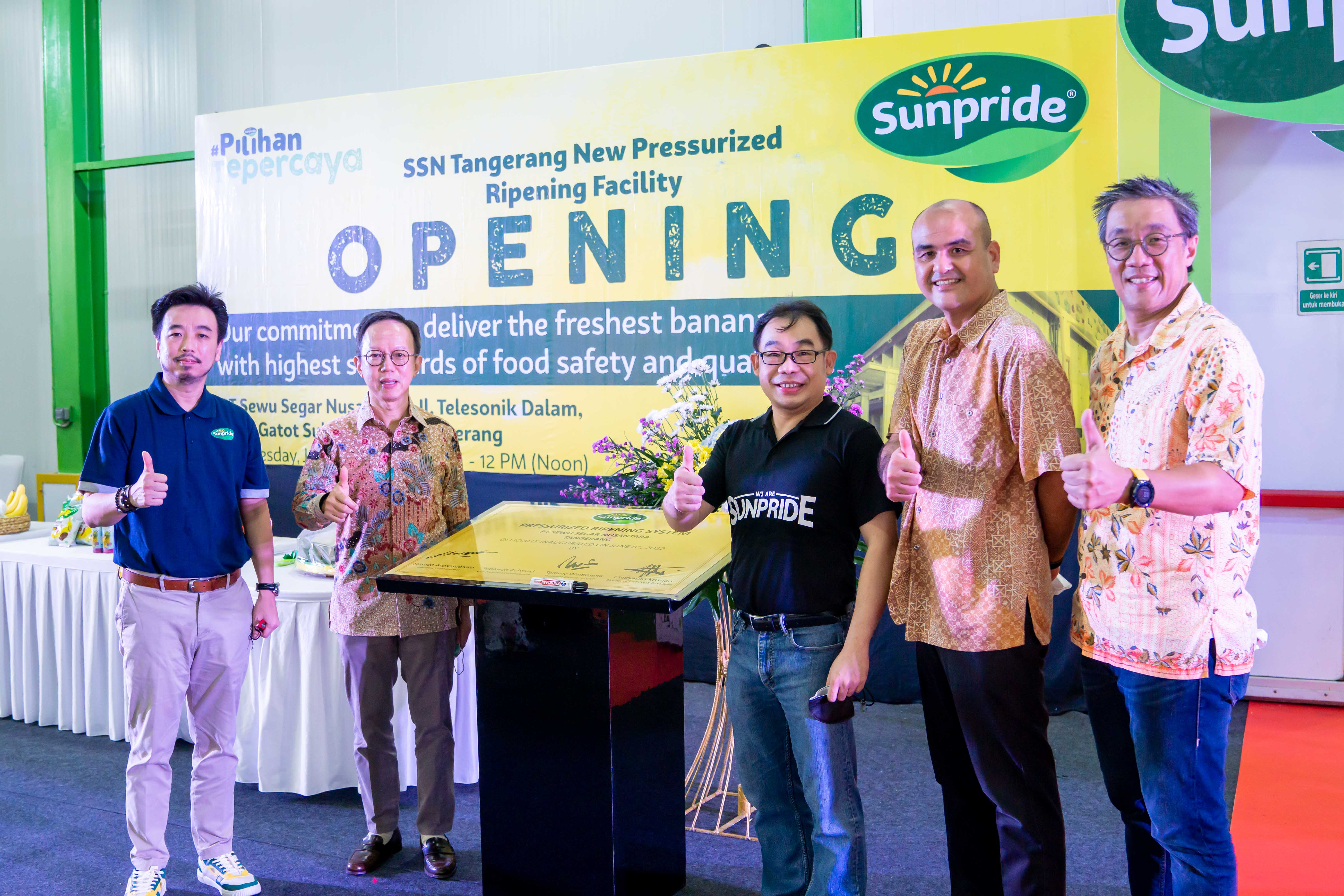 Sunpride Resmikan Ripening Room Tercanggih di Indonesia