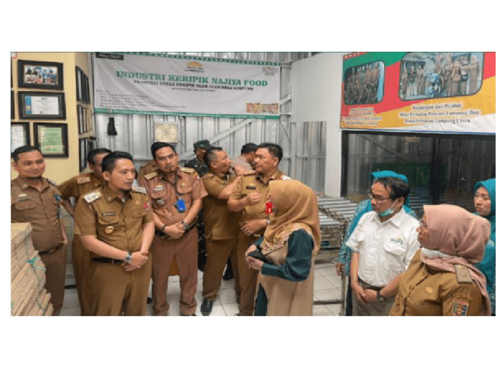 Deputy Regent of North Lampung Inaugurates the UMKM Elmuna Mitra GGP Cavendish Chip Production House