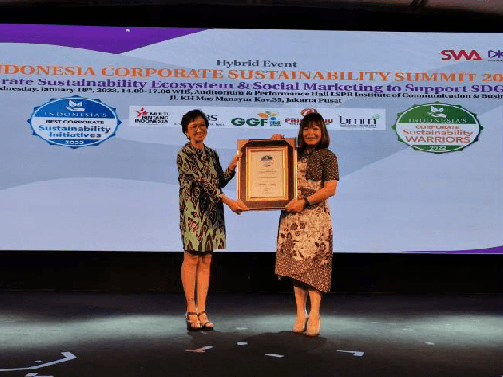 GGF Raih 2 Penghargaan dalam Indonesia’s Best Corporate Sustainability Initiatives