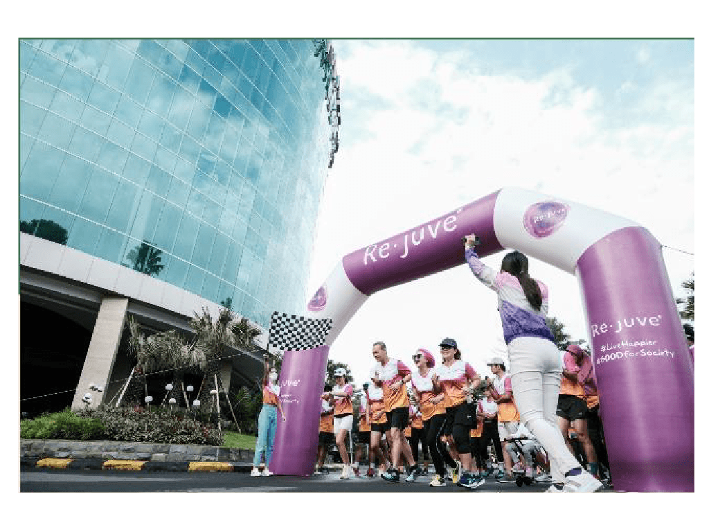 Re.juve Menggelar Community Fun Run untuk Memperingati Hari Kanker Sedunia