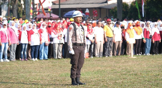 Celebrating the Independence of the Republic of Indonesia, Great Giant Foods Lampung Employees Hold a Flag Ceremony