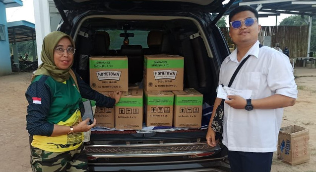 Great Giant Foods (GGF) Donasi Susu Segar pada Peringatan Hari Anak Nasional Lampung Tengah