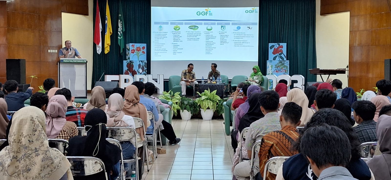 GGF Present at the National Seminar on the Indonesian Flower and Fruit Festival