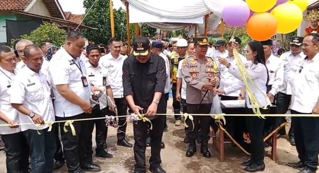 PT GGP Hadiri Peresmian Jembatan Penghubung 2 Kecamatan